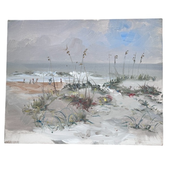 Other - Vintage Original Beachscape by Artist John Szekes 20 x 16 Unsigned Incomplete